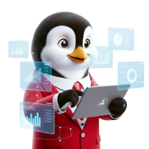 HRTailor mascot with calculator and payslip